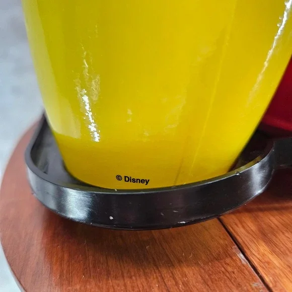 Disney Mickey Donald Goofy Pluto Mini Bowling Set 10 Pins 1 Ball Fun Toy Vtg - Picture 5 of 7